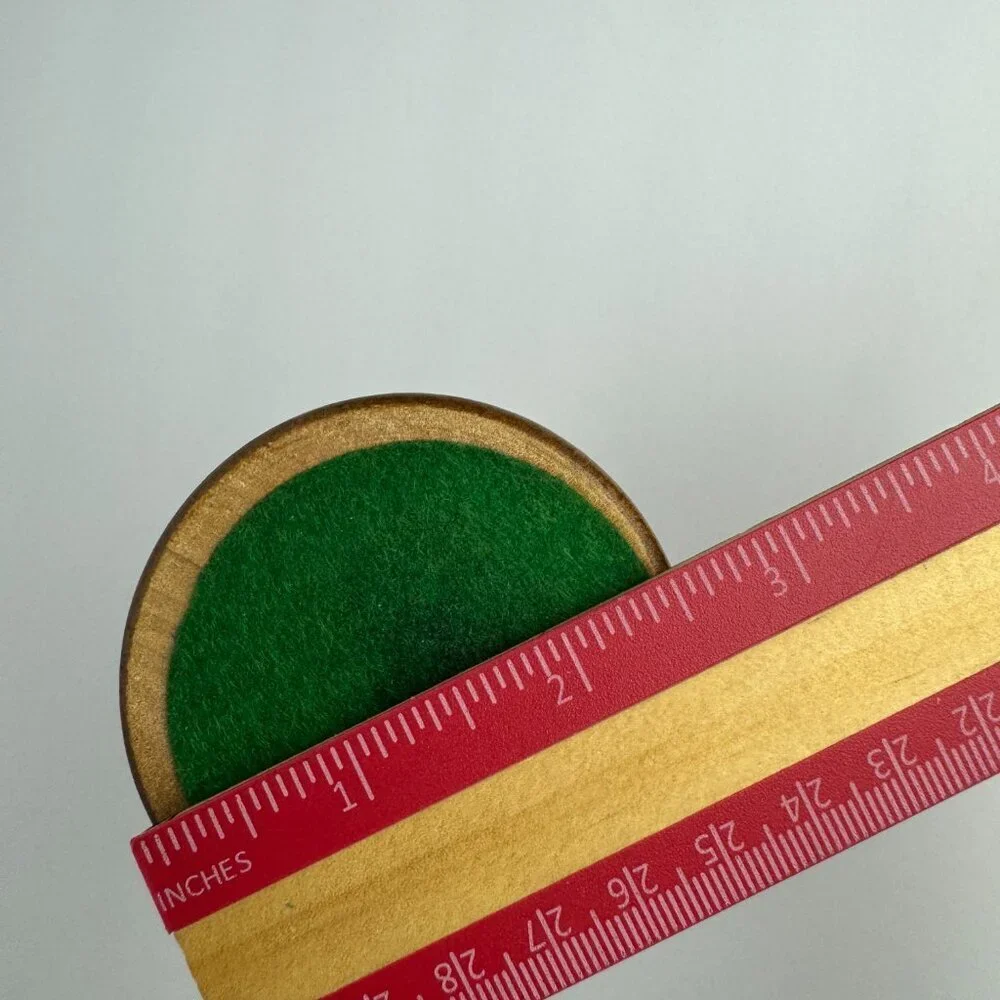 Vintage Turned Wood Candlestick Holder
